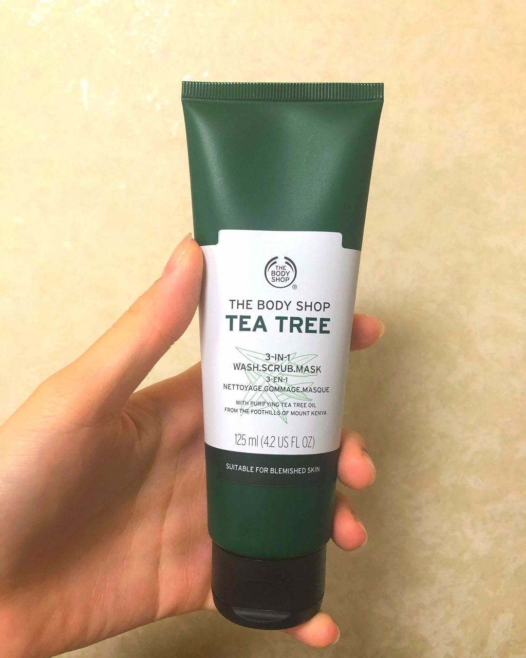 ティーツリー 3-IN-1 ウォッシュ.スクラブ.マスク/THE BODY SHOP/洗顔フォームを使ったクチコミ（1枚目）