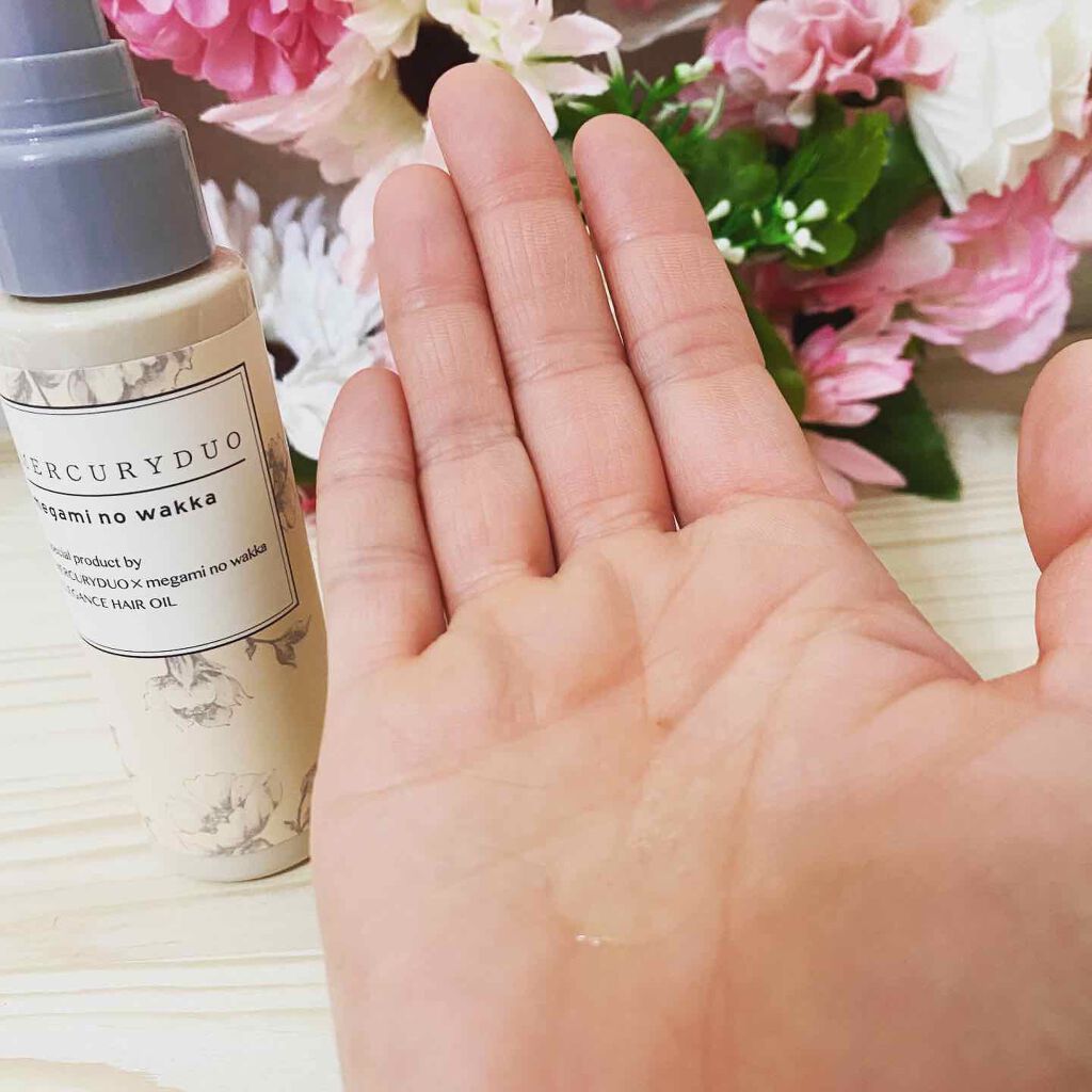MERCURYDUO by megami no wakka ELEGANCE HAIR OIL/R&/ヘアオイルを使ったクチコミ(2枚目)