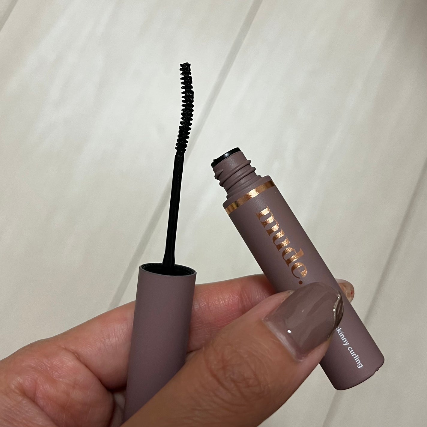 インスパイアスキニーカーリングマスカラ/mude./マスカラを使ったクチコミ(3枚目)