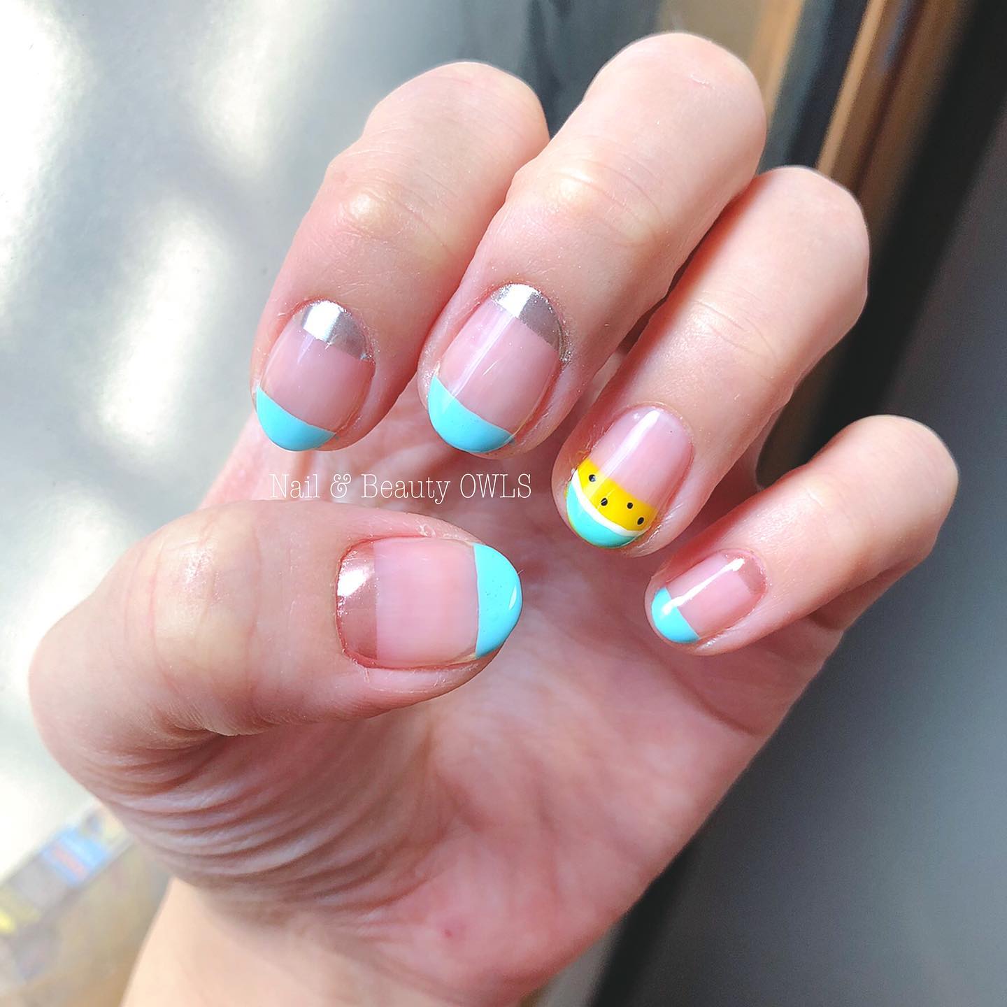#カラフルネイル,#ワンカラーネイル,#フレンチネイル,#個性的ネイル,#個性派ネイル,#シンプルネイル,#スイカネイルのネイルデザイン