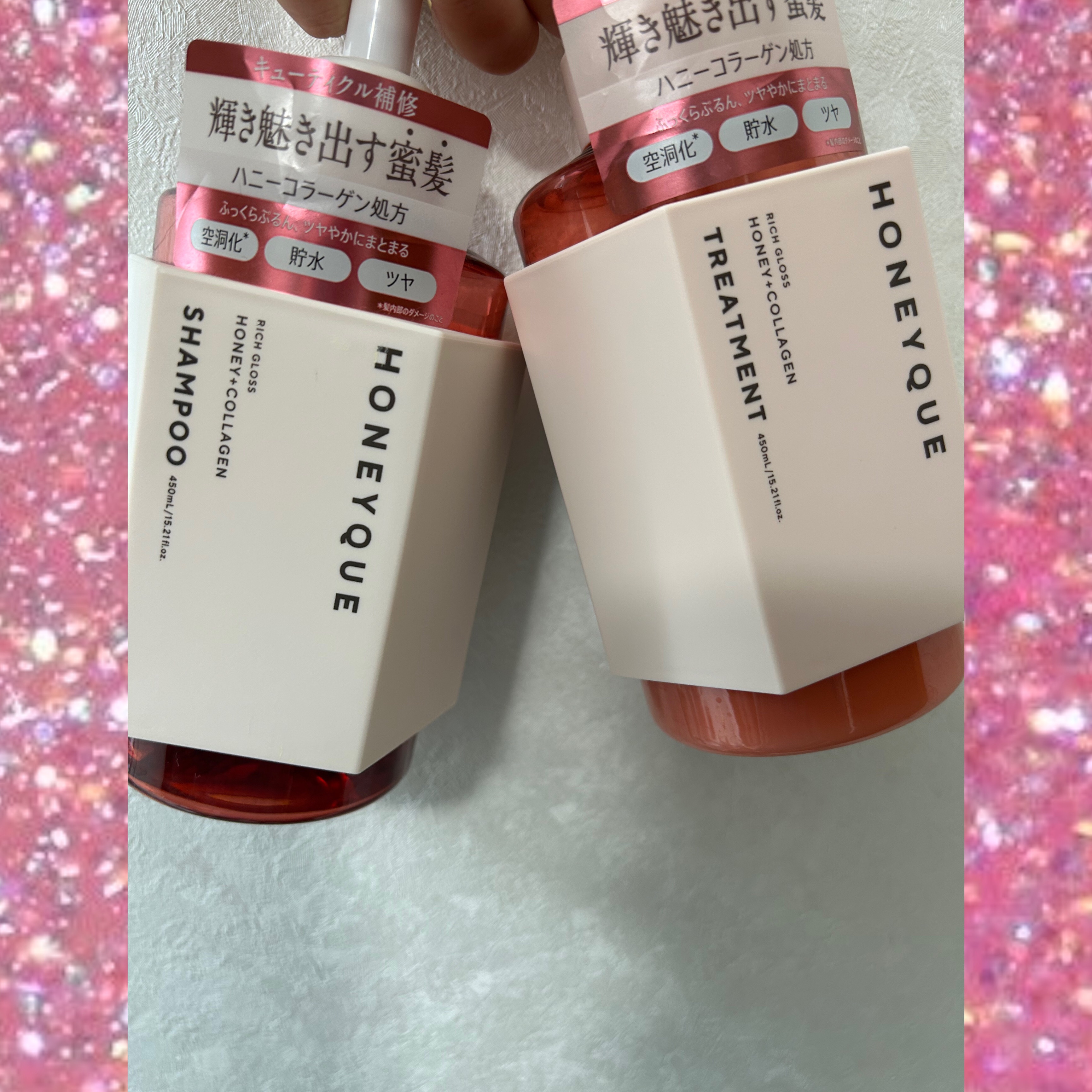 リッチグロス シャンプー シャイニー／ヘアトリートメント シャイニー/ハニーク/市販シャンプーを使ったクチコミ（1枚目）