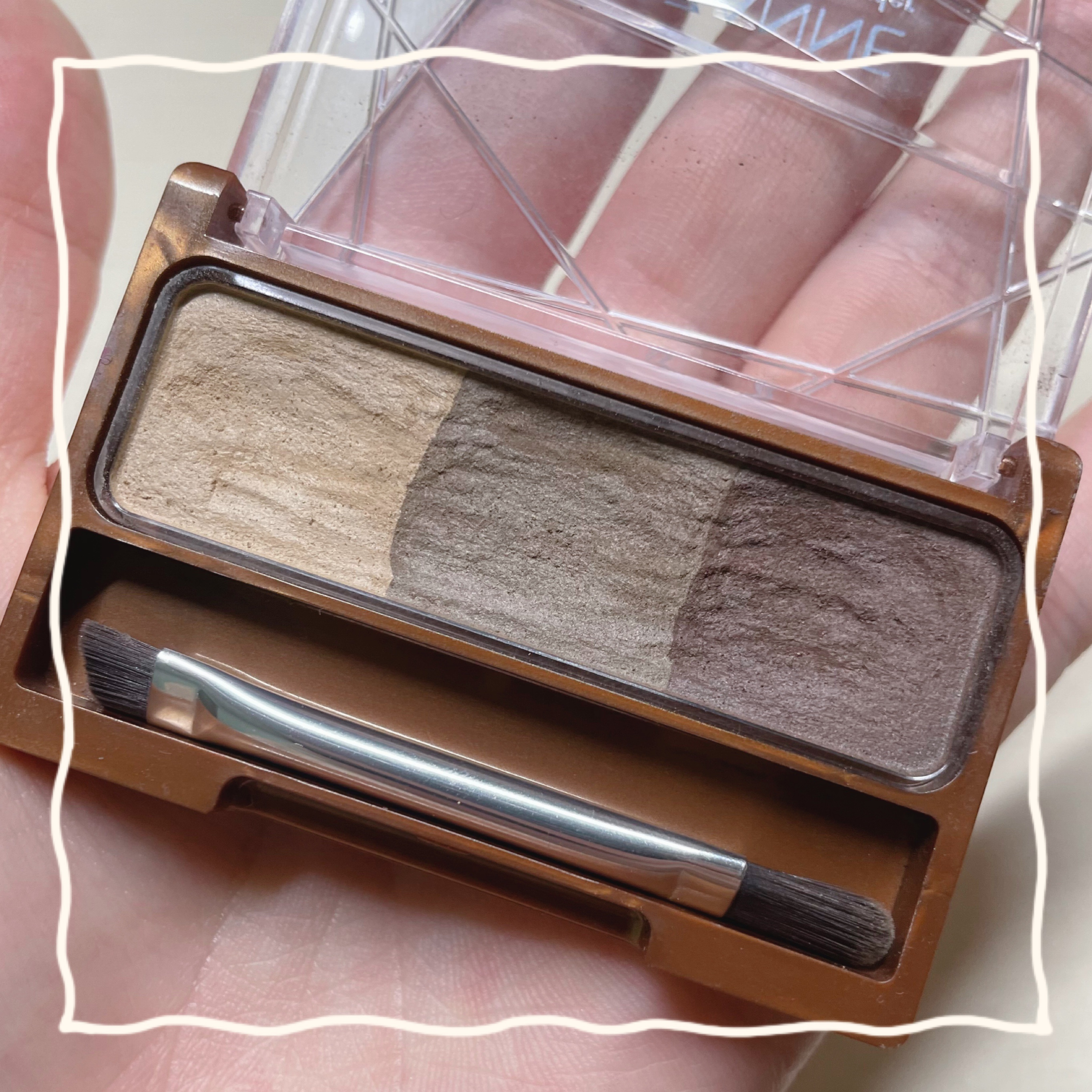 ノーズ＆アイブロウパウダー/CEZANNE/パウダーアイブロウを使ったクチコミ（1枚目）