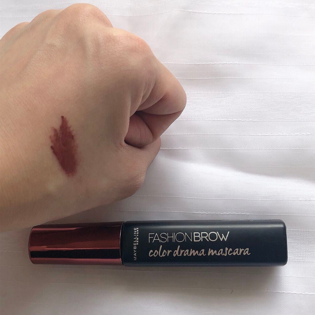 ファッションブロウ カラードラマ マスカラ/MAYBELLINE NEW YORK/眉マスカラを使ったクチコミ(5枚目)