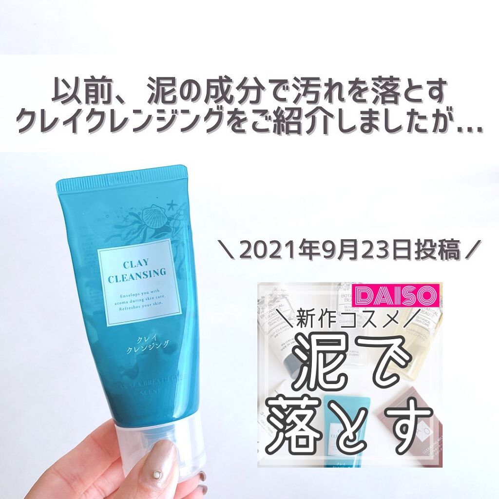 クレイ フェイスウォッシュ/DAISO/洗顔フォームを使ったクチコミ(2枚目)