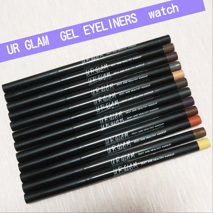 UR GLAM GEL EYELINER/U R GLAM/ジェルアイライナーを使ったクチコミ(1枚目)