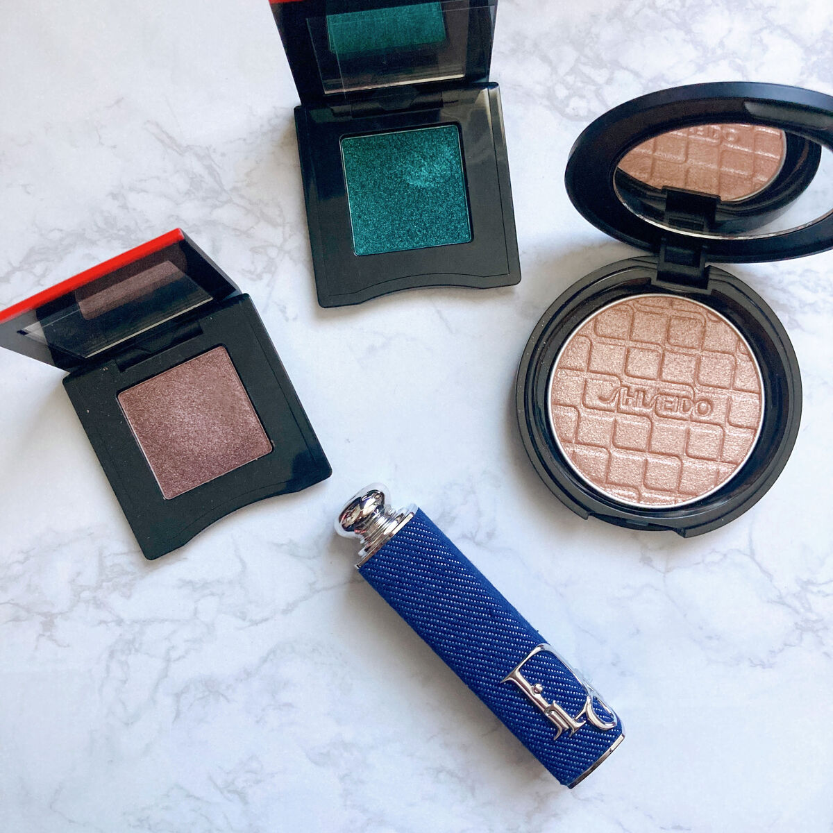 ポップ パウダージェル アイシャドウ 16 Zawa-Zawa Green/SHISEIDO/単色アイシャドウを使ったクチコミ（1枚目）