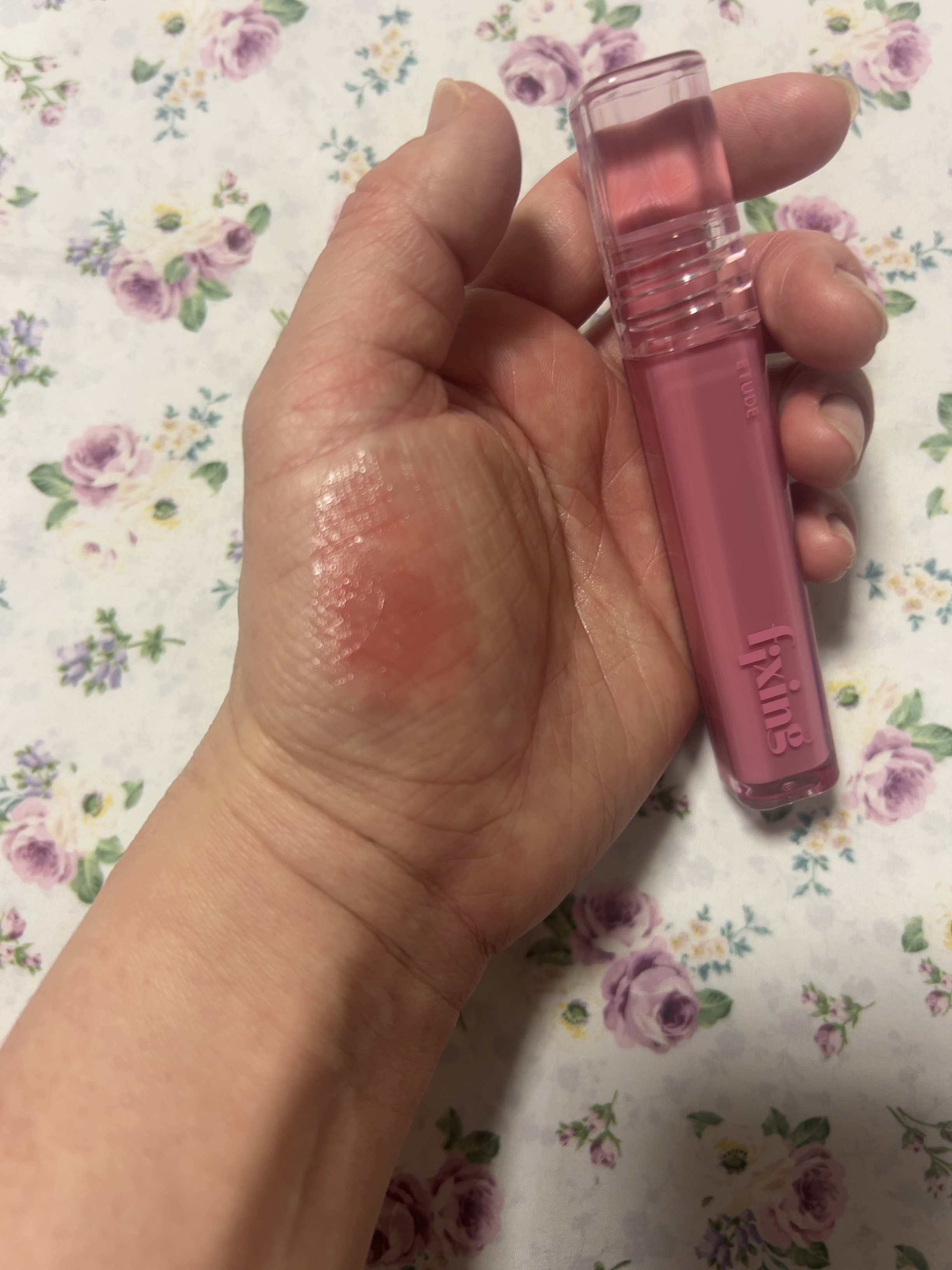 グロウ フィクシングティント メロウピンク/ETUDE/リップティントを使ったクチコミ（2枚目）