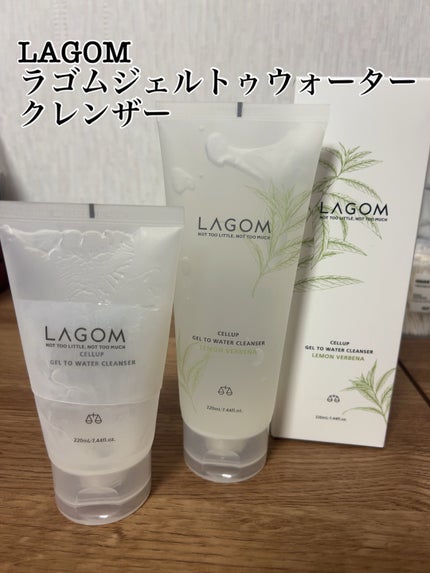 ラゴム ジェルトゥウォーター クレンザー(朝用洗顔)/LAGOM /その他洗顔料を使ったクチコミ(1枚目)