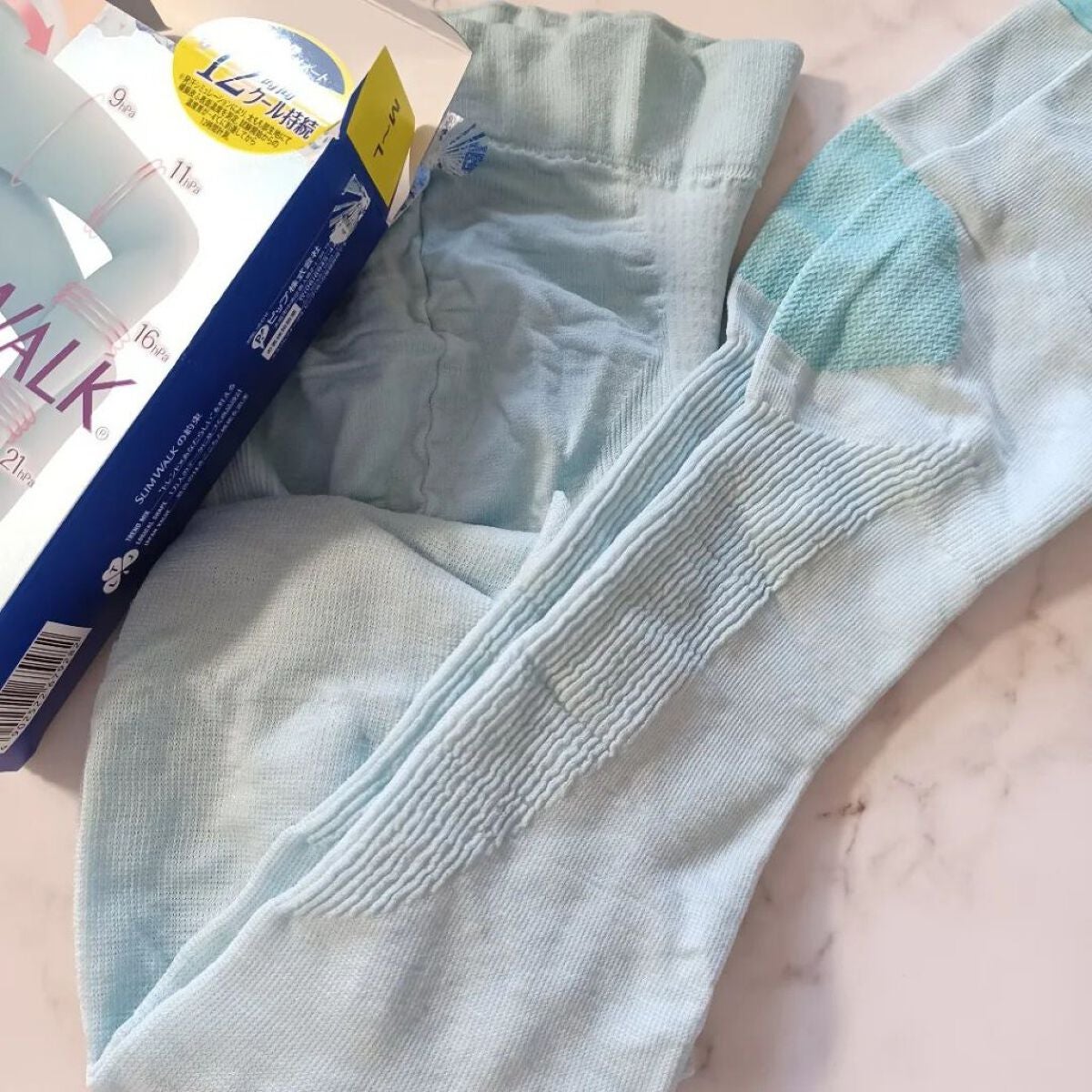 美脚美尻クールスパッツ/SLIMWALK/着圧ソックス・レギンスを使ったクチコミ(3枚目)