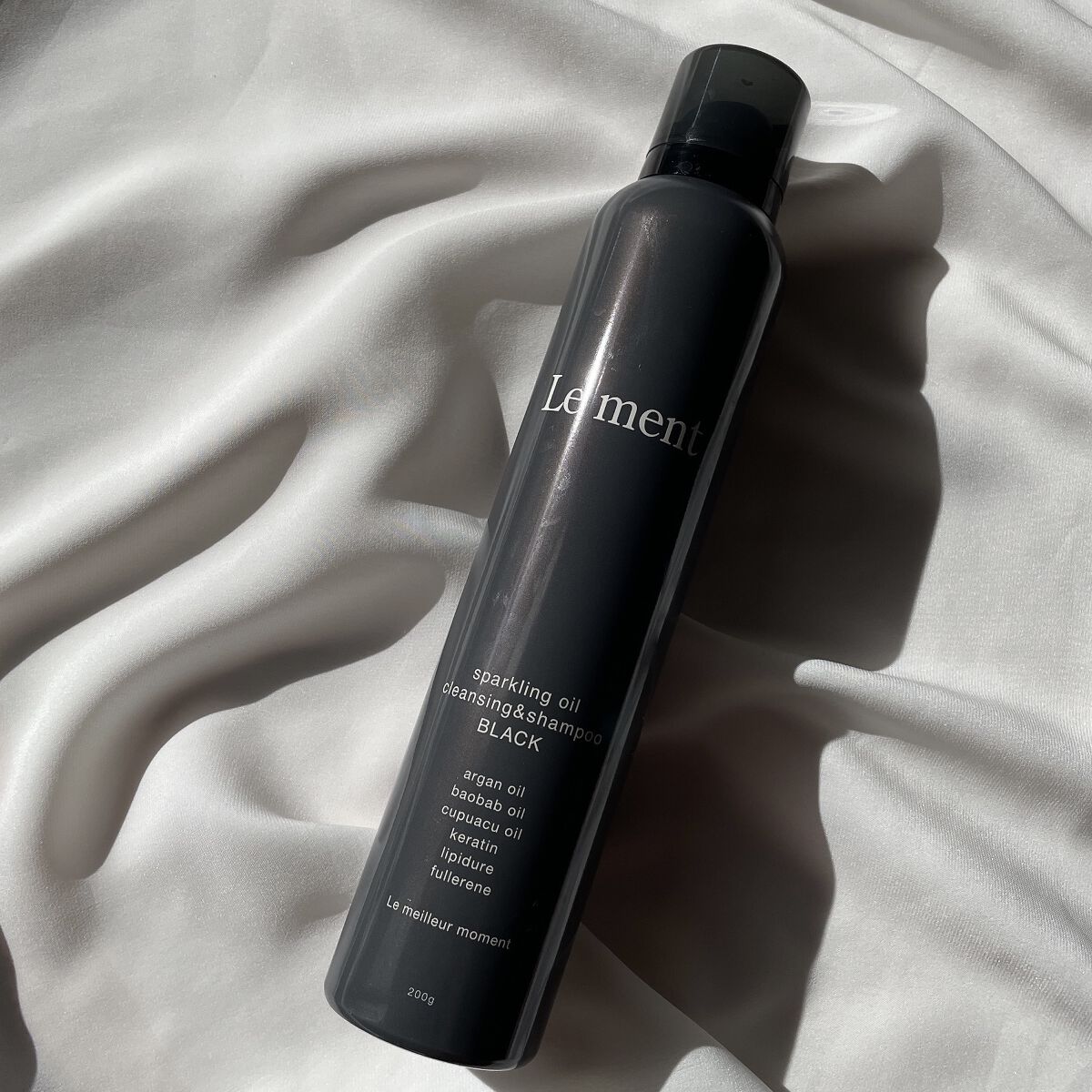 スパークリングオイル クレンジング＆シャンプー ブラック /Le ment/市販シャンプーを使ったクチコミ（1枚目）