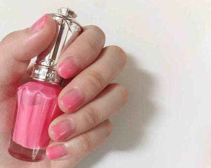 JILL STUART ネイルラッカー Nのクチコミ「1度塗りの薄いピンクが可愛く
購入しました😊💗
薄いピンクに飽きても、
重ね塗りして濃くして.....」(1枚目)