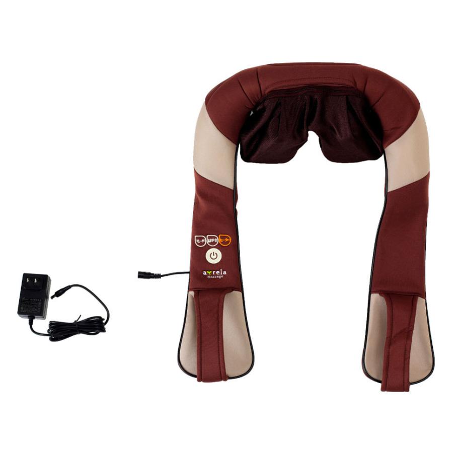 コードレス首マッサージャー　もみたいむ ブラウン