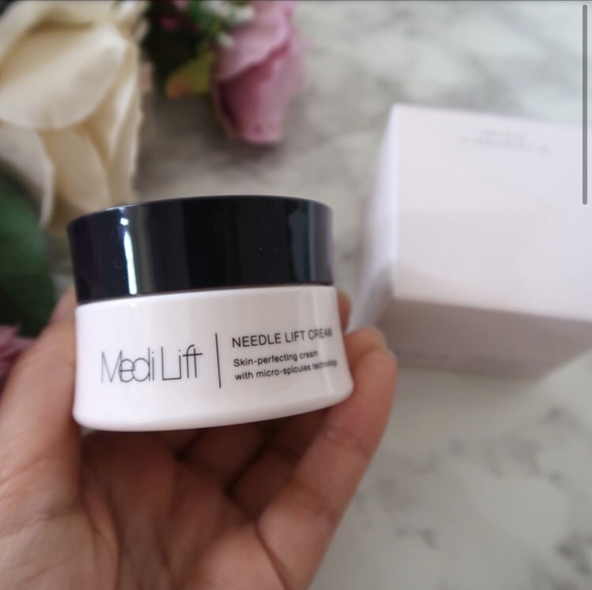 メディリフト ニードルリフトクリーム/YA-MAN TOKYO JAPAN/フェイスクリームを使ったクチコミ（1枚目）