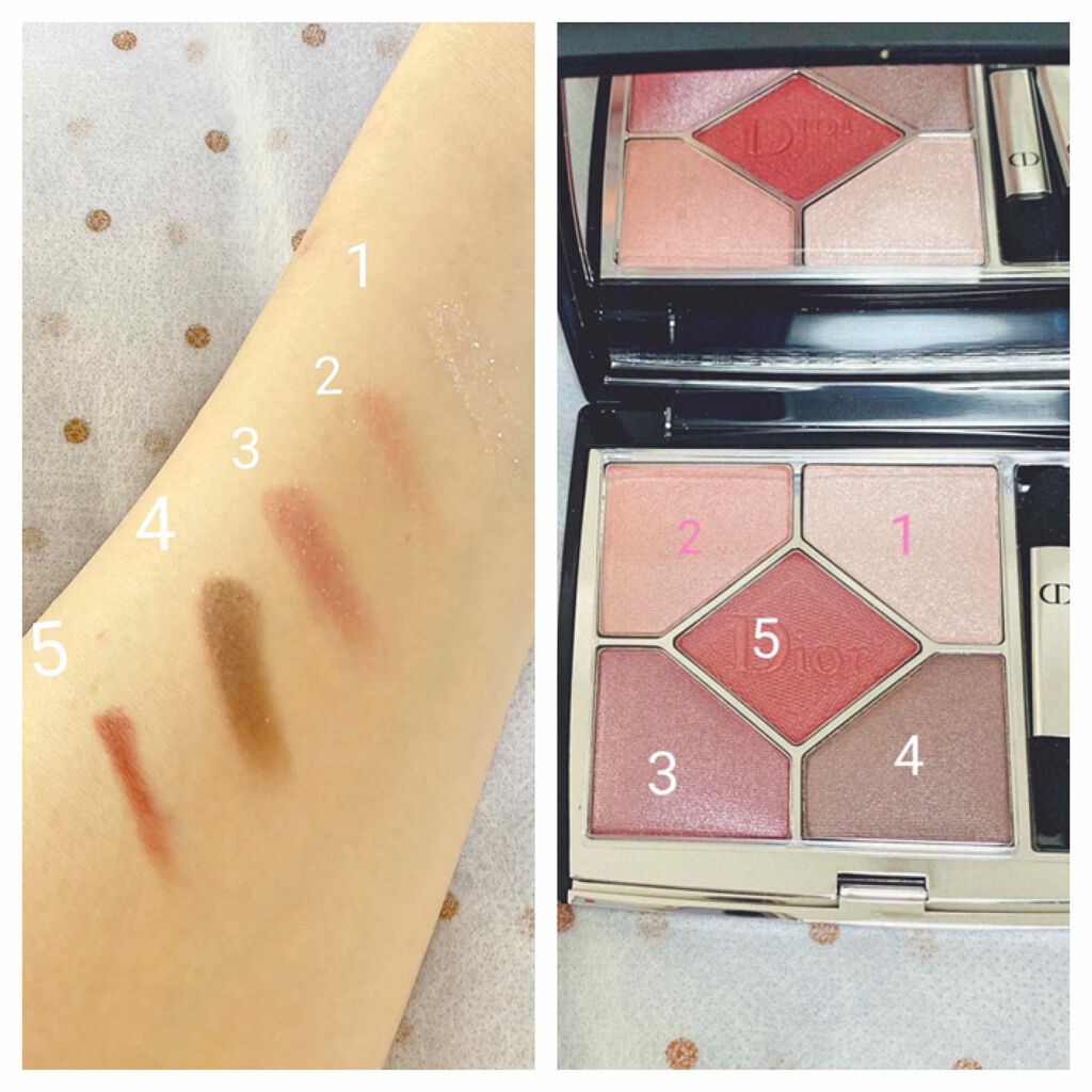 【旧】サンク クルール クチュール/Dior/アイシャドウパレットを使ったクチコミ（2枚目）
