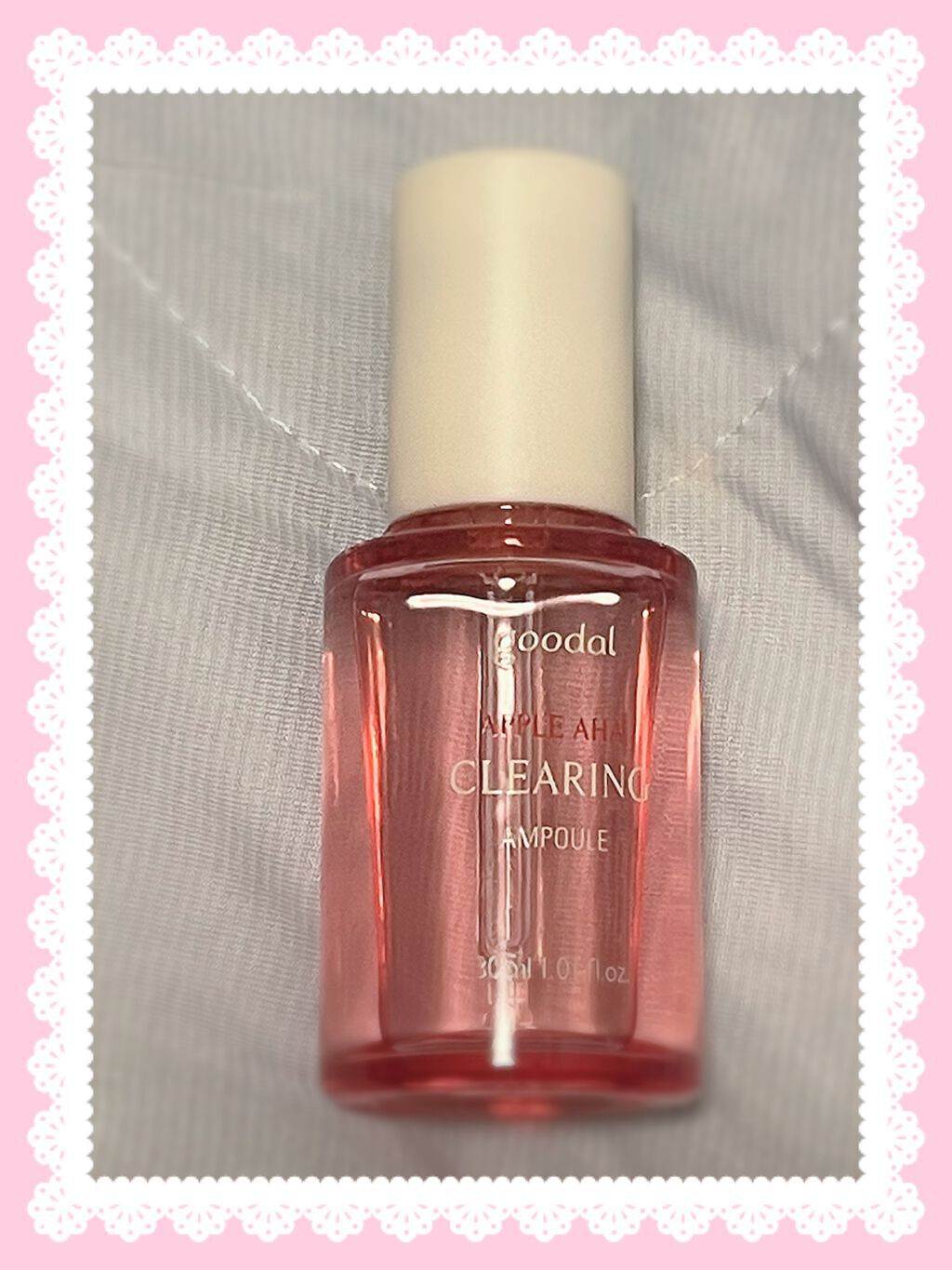 アップルAHAクリアリングアンプル/goodal/美容液を使ったクチコミ(1枚目)