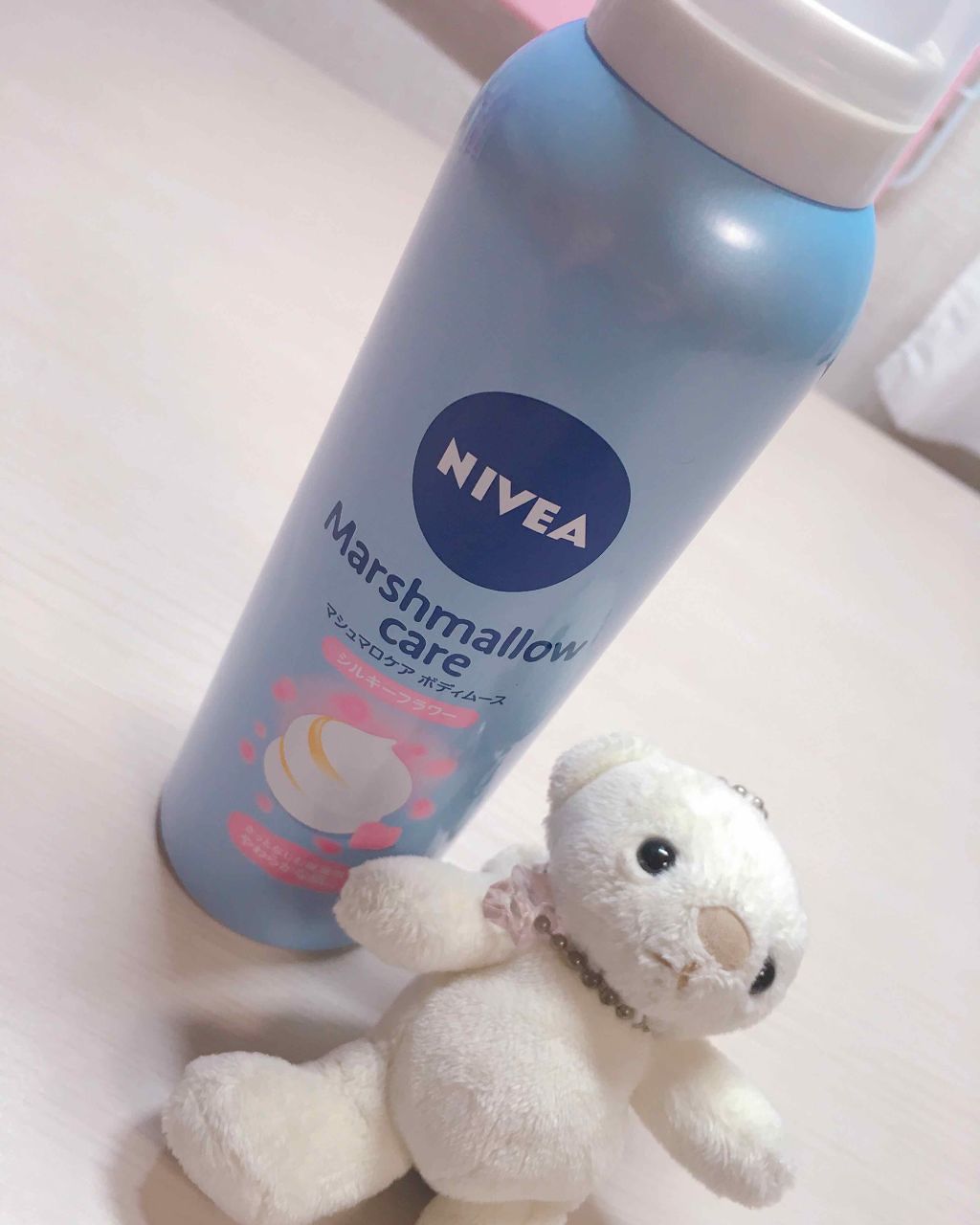 マシュマロケア ボディムース シルキーフラワー/ニベア/ボディローションを使ったクチコミ（1枚目）