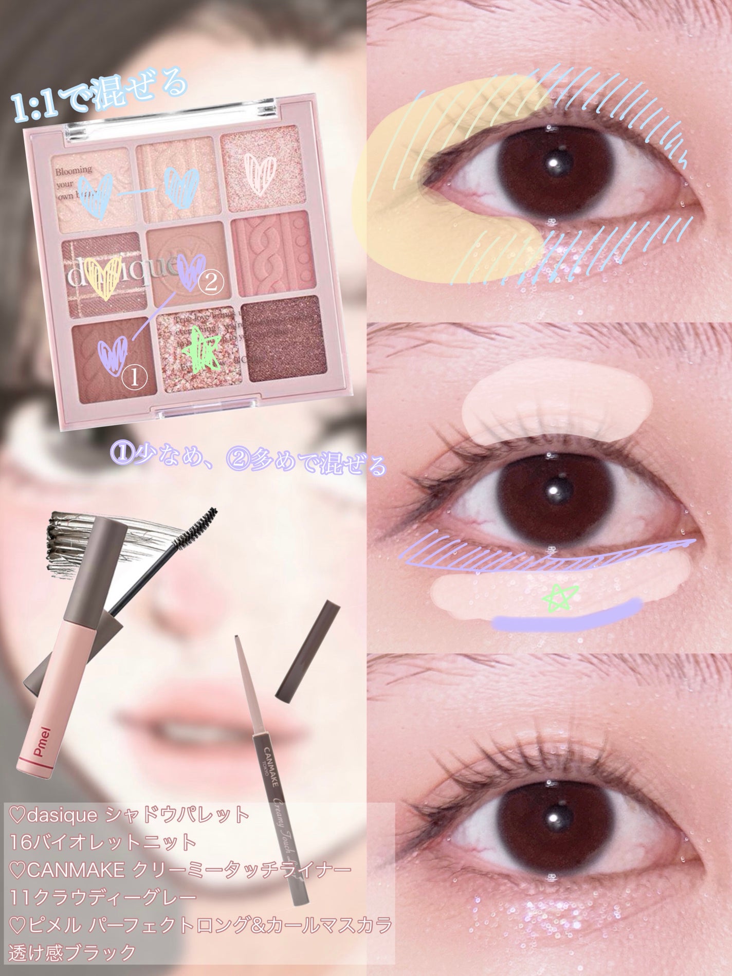 クリーミータッチライナー/キャンメイク/ジェルアイライナーを使ったクチコミ(1枚目)