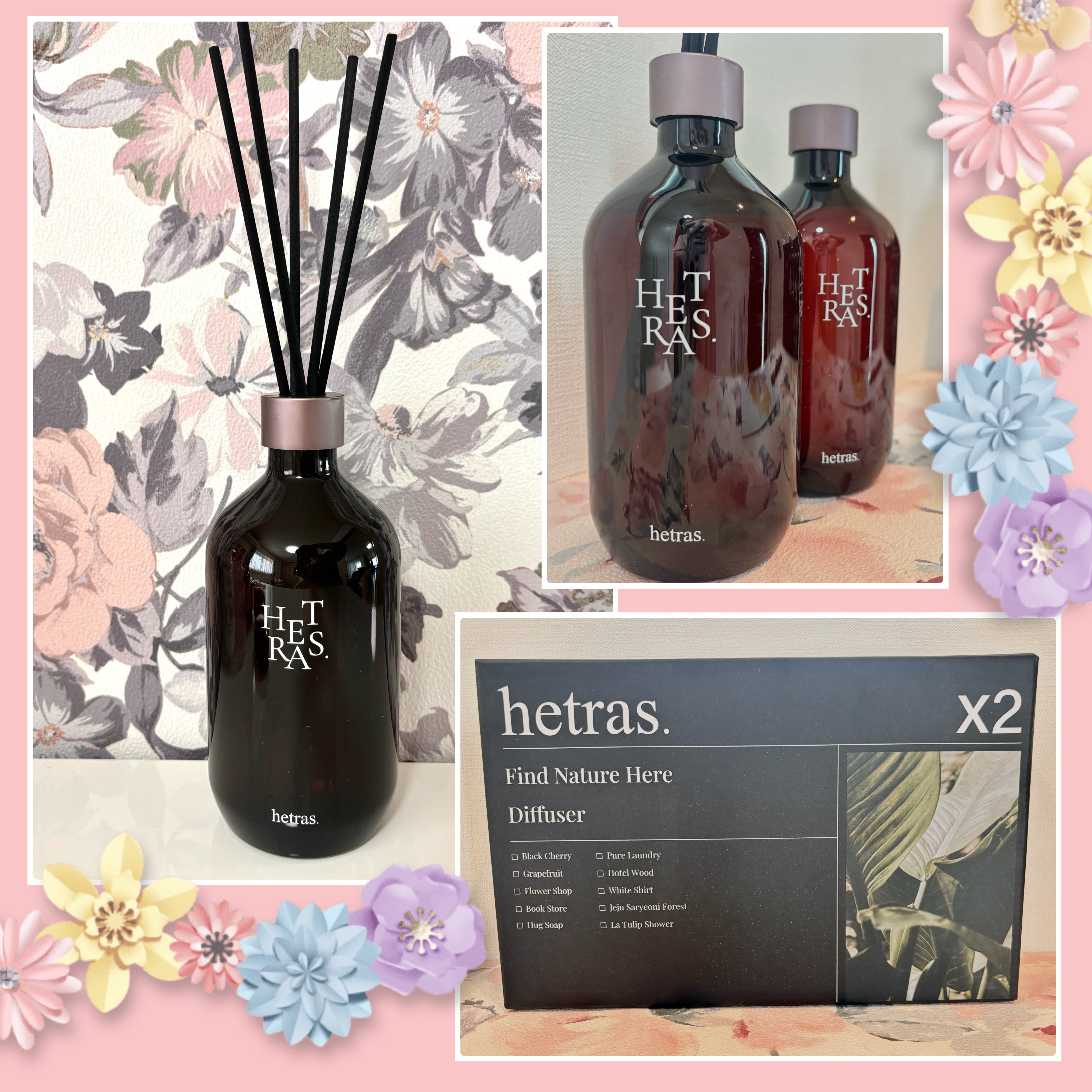 プレミアムディフューザー/hetras/ルームフレグランスを使ったクチコミ（1枚目）