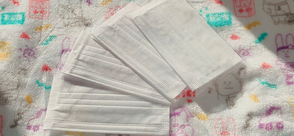 個包装50P ワイドゴム3層不織布マスク/セイル/マスクを使ったクチコミ(2枚目)