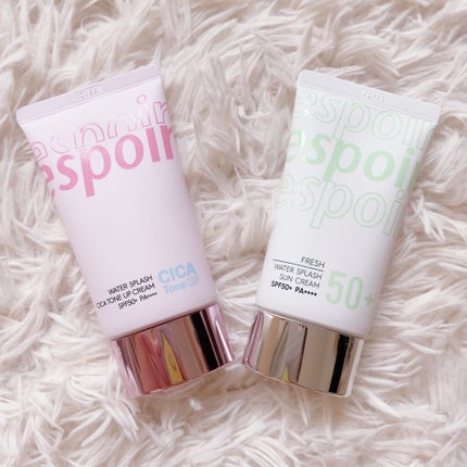 ウォータースプラッシュサンクリーム/espoir/日焼け止め・UVケアを使ったクチコミ(2枚目)