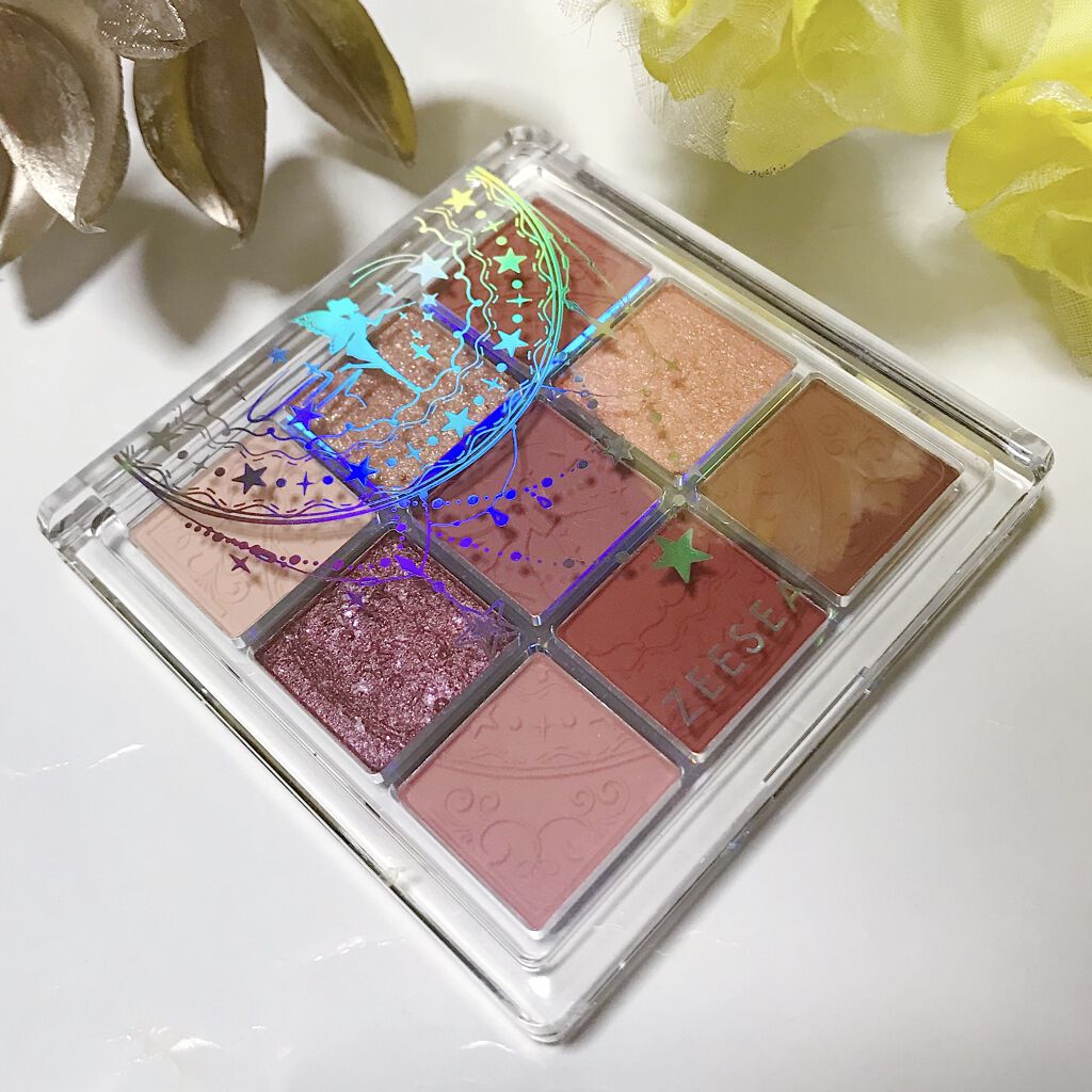 クォーツ 9色アイシャドウパレット(ドリームランドアイシャドウ)/ZEESEA/アイシャドウパレットを使ったクチコミ（2枚目）