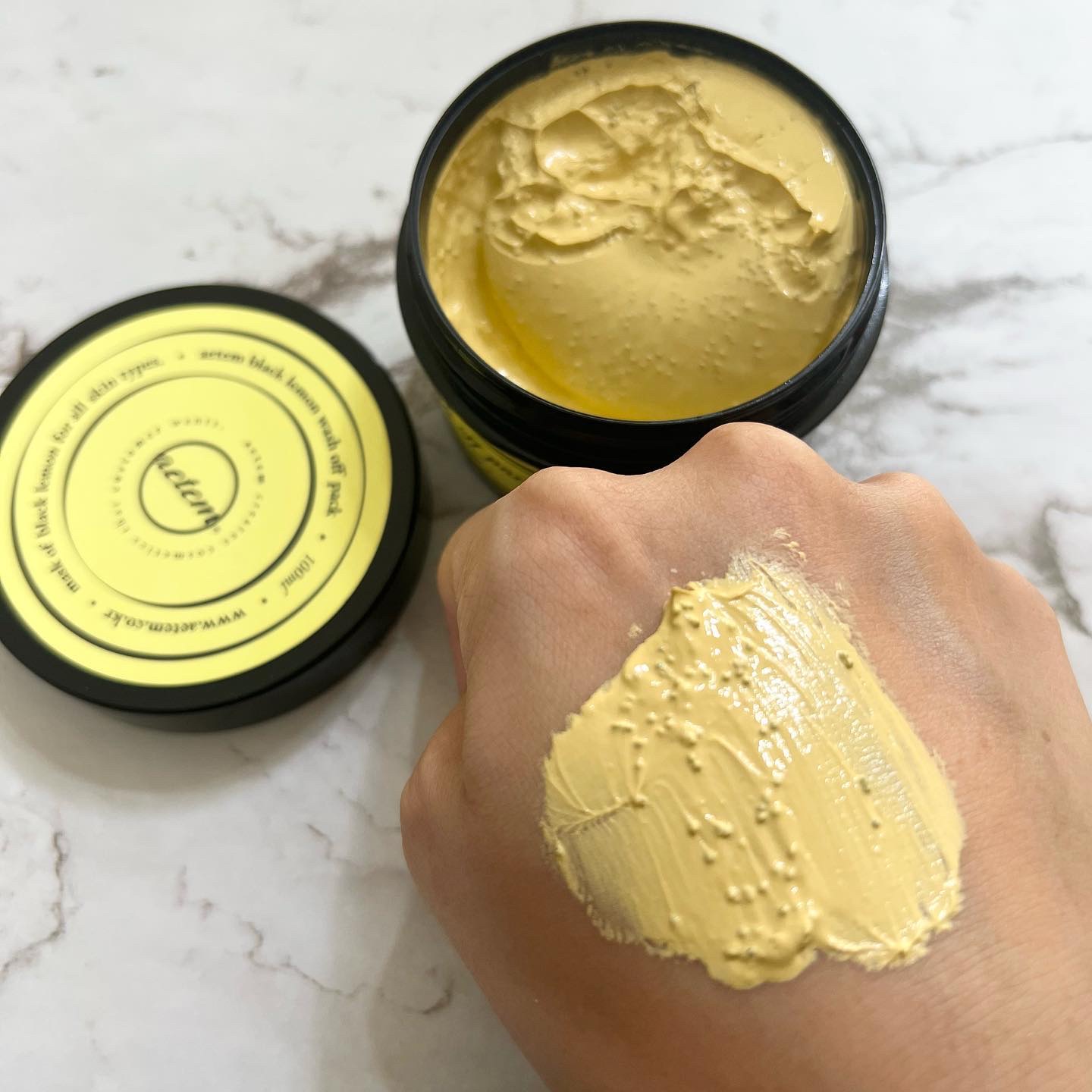 black lemon wash off pack/Aetem /洗い流すパック・マスクを使ったクチコミ（2枚目）