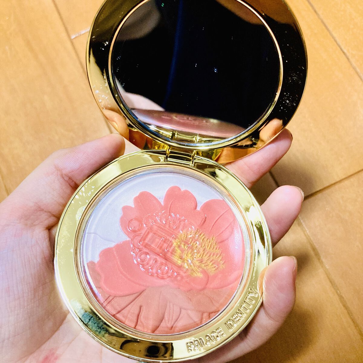 ZEESEAｘ正宮御品　「盛唐酔夢」シリーズ　丹酔金箔　牡丹チークシャッドパレット/ZEESEA/パウダーチークを使ったクチコミ（2枚目）