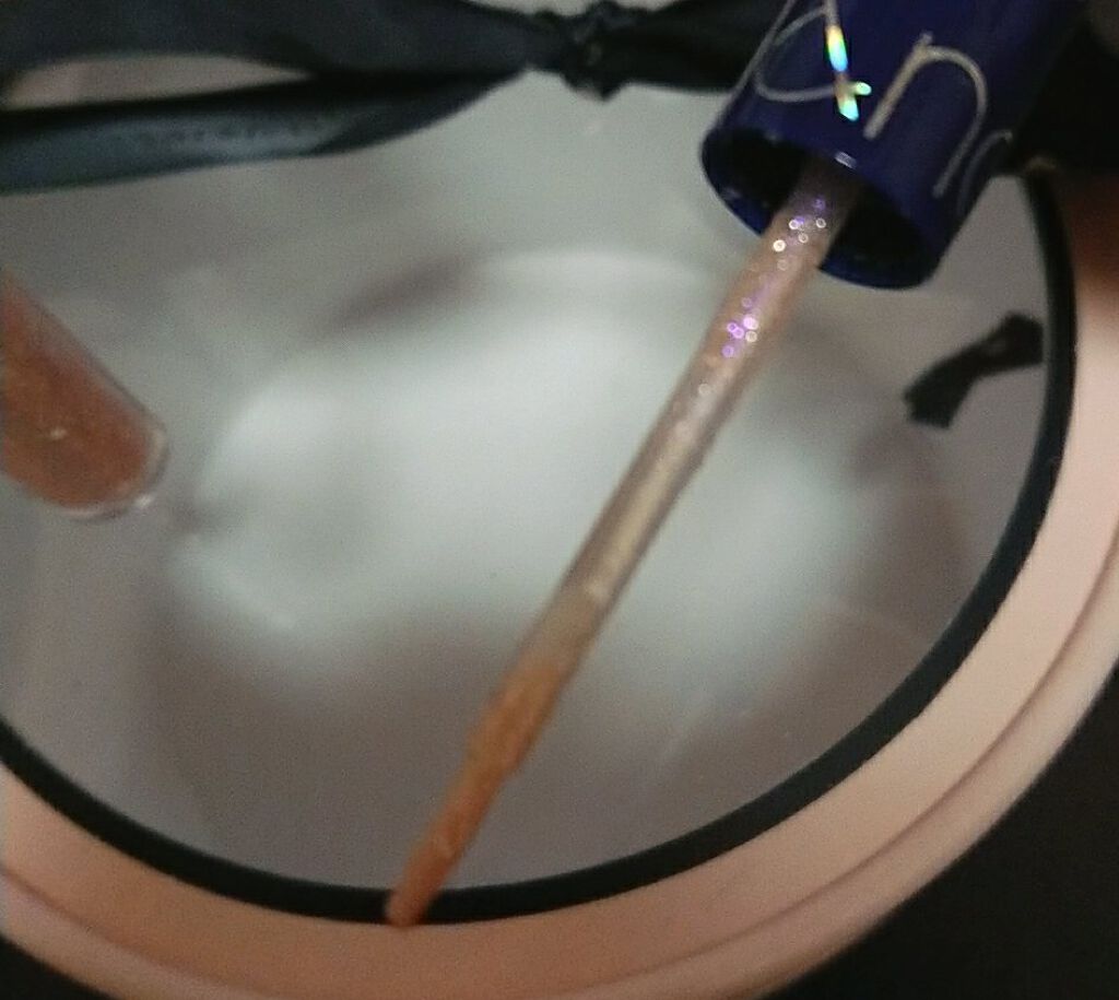 リキッド グリッター シャドウ/rom&nd/グリッターを使ったクチコミ（3枚目）