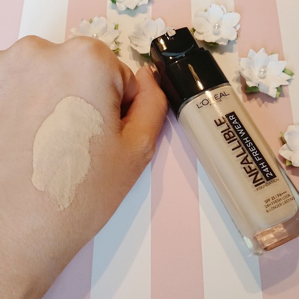 インファリブル フレッシュウェア ファンデーション 15 ポーセリン/ロレアル パリ/リキッドファンデーションを使ったクチコミ（3枚目）