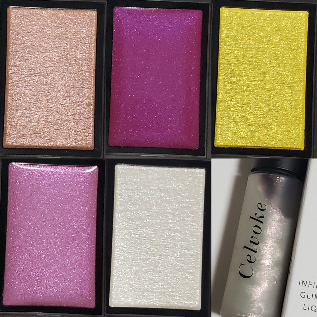 セルヴォーク ヴォランタリー アイズ 36 リフレクションイエロー/Celvoke/単色アイシャドウを使ったクチコミ（2枚目）