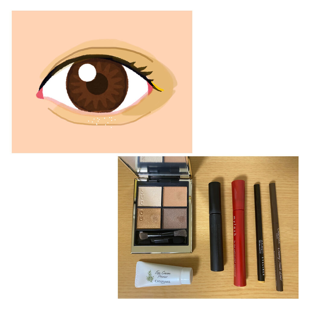 リキッドアイライナーa (TOKYO GIRLS COLLECTION)/U R GLAM/リキッドアイライナーを使ったクチコミ（1枚目）