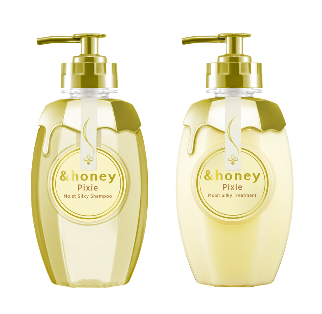 アンドハニー ピクシー モイストシルキー シャンプー1.0/ヘアトリートメント2.0 &honey