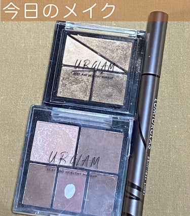 UR GLAM　VELVET EYE COLOR PALETTE/U R GLAM/パウダーアイシャドウを使ったクチコミ（1枚目）