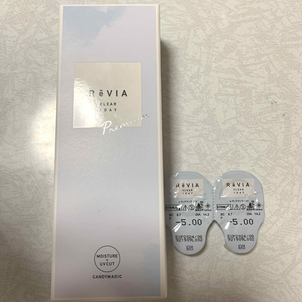 ReVIA CLEAR 1day/ReVIA/ワンデー（１DAY）カラコンを使ったクチコミ（1枚目）