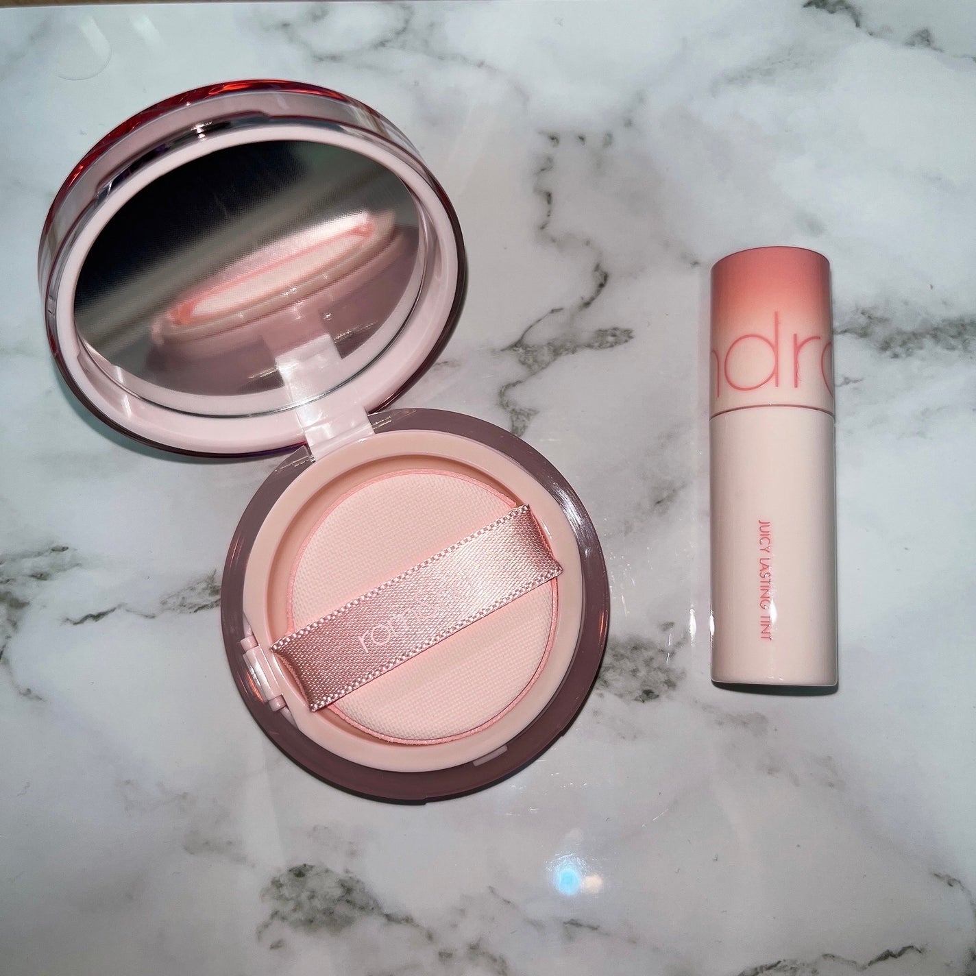 ジューシーラスティングティント/rom&nd/リップティントを使ったクチコミ(4枚目)