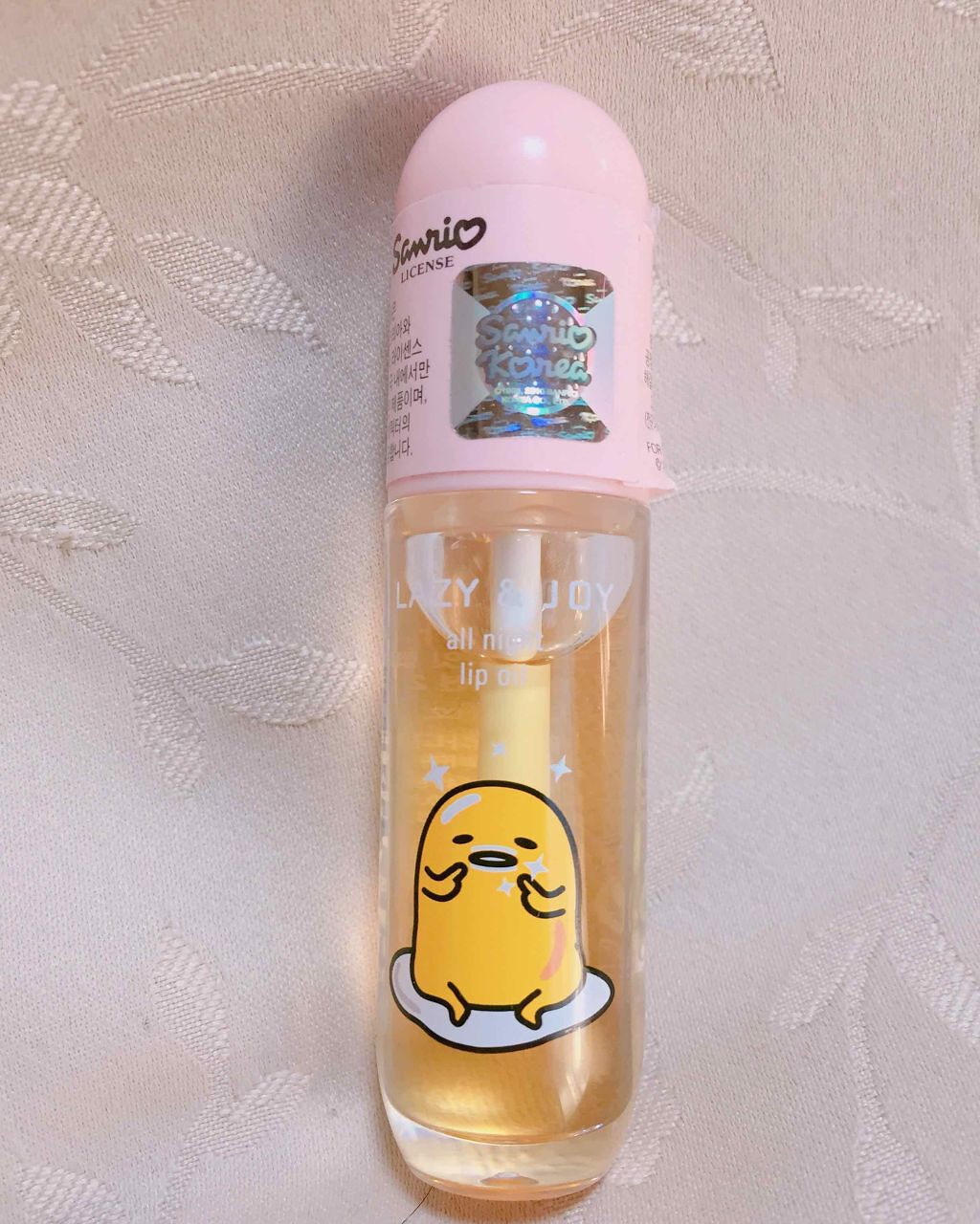 LAZY&JOY オールナイトティント ぐでたまエディション/HOLIKA HOLIKA/リップグロスを使ったクチコミ(1枚目)