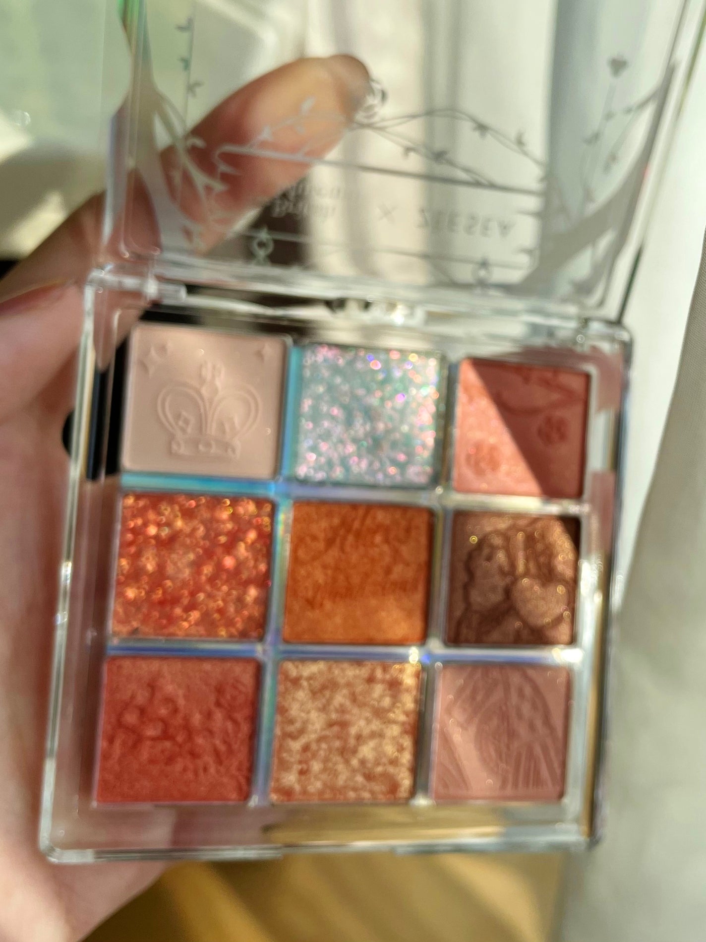 クォーツ 9色アイシャドウパレット(ドリームランドアイシャドウ)/ZEESEA/アイシャドウパレットを使ったクチコミ(3枚目)