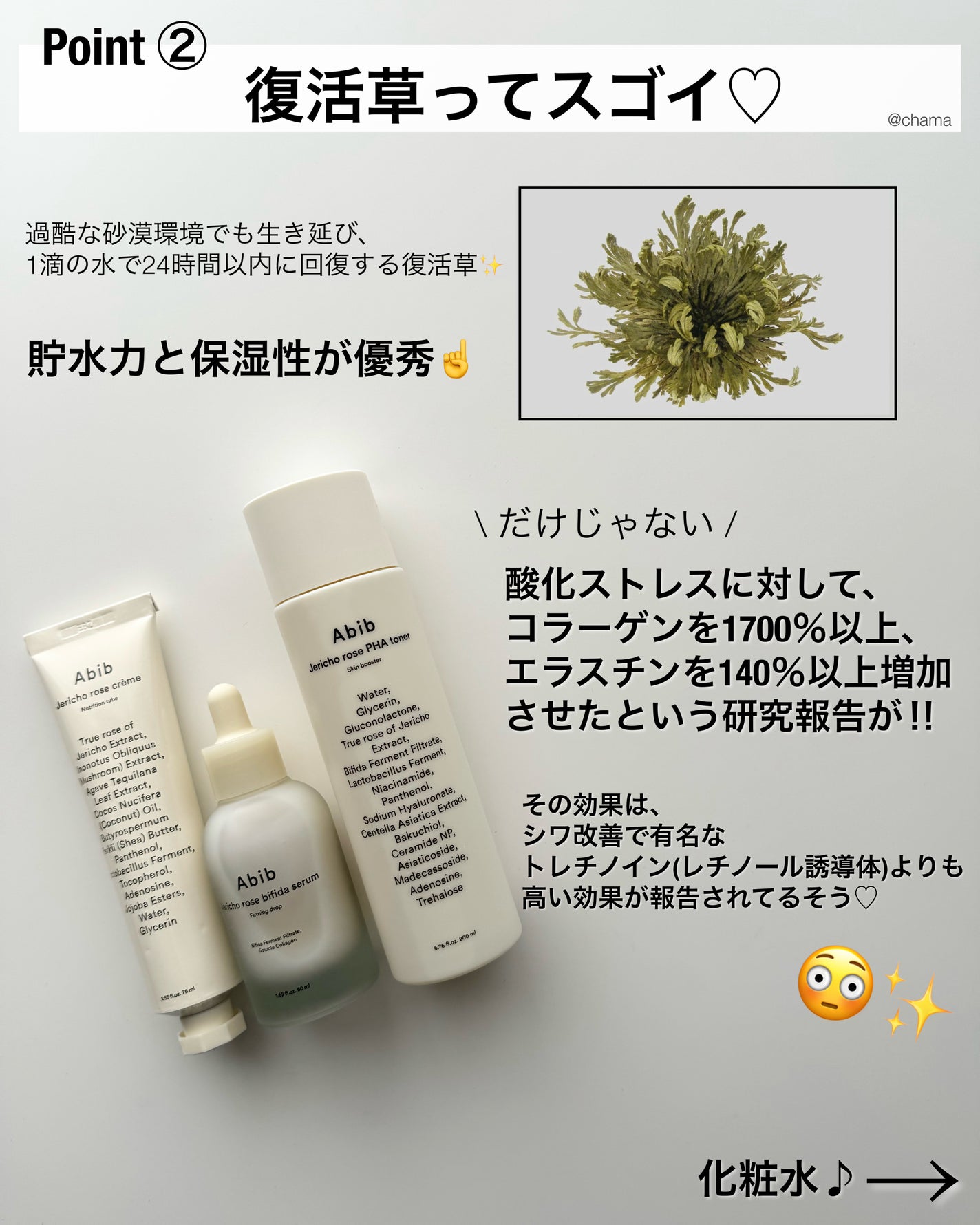 chama |ニキビ体質の正直レビュー🌻 on LIPS 「お得すぎんか⁈😳💕 Abibの復活草シリーズ🌿トナーの新作が..」(3枚目)