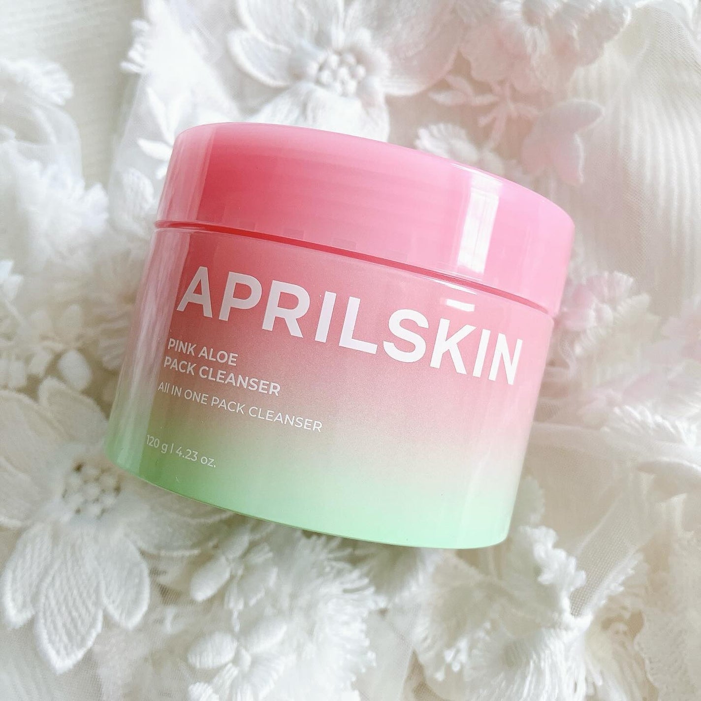 ピンクアロエメレンゲクレンザー/APRILSKIN/その他洗顔料を使ったクチコミ(2枚目)