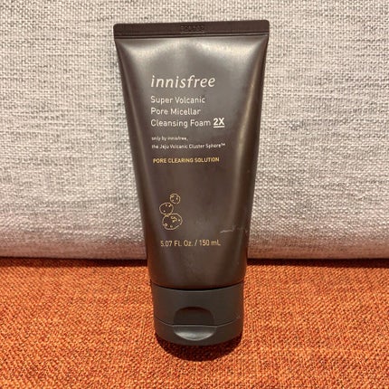 スーパーヴォルカニック ミセラー クレンジングフォーム 2X/innisfree/洗顔フォームを使ったクチコミ(2枚目)