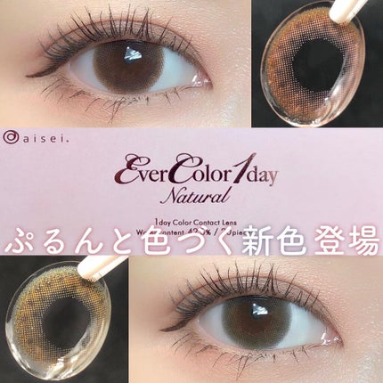 エバーカラーワンデー ナチュラル/エバーカラー/ワンデー(1DAY)カラコンを使ったクチコミ(1枚目)