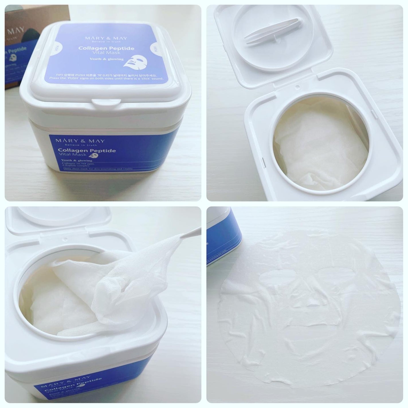 ローズヒアルロニックハイドラウォッシュオフパック/MARY&MAY/洗い流すパック・マスクを使ったクチコミ(2枚目)