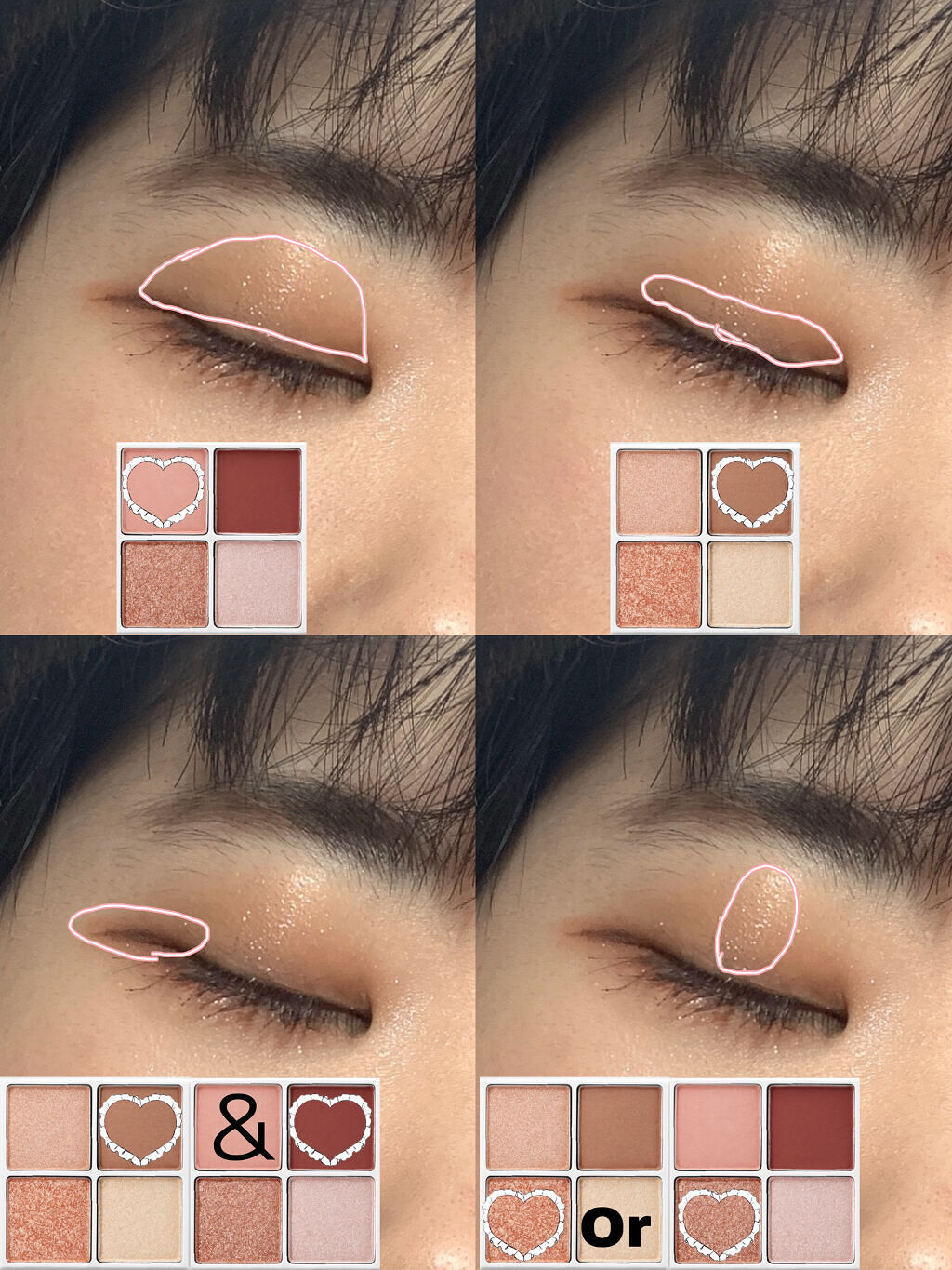 THE アイパレR/b idol/アイシャドウパレットを使ったクチコミ（3枚目）