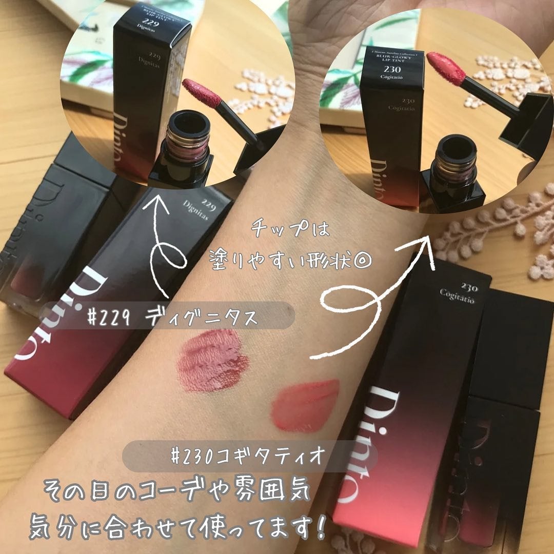 ブラーグロイリップティント/Dinto/リップティントを使ったクチコミ(5枚目)