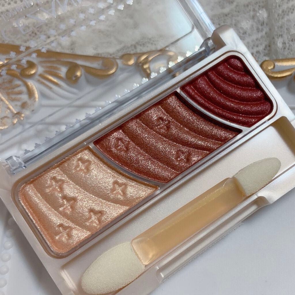 トーンアップアイシャドウ/CEZANNE/アイシャドウパレットを使ったクチコミ(2枚目)