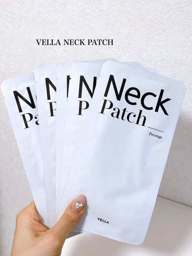 VELLA ベラ ネックパッチのクチコミ「⭐️ VELLA NECK PATCH   肌にフィットするネックパッチ！
 素材感はどちらか.....」（2枚目）