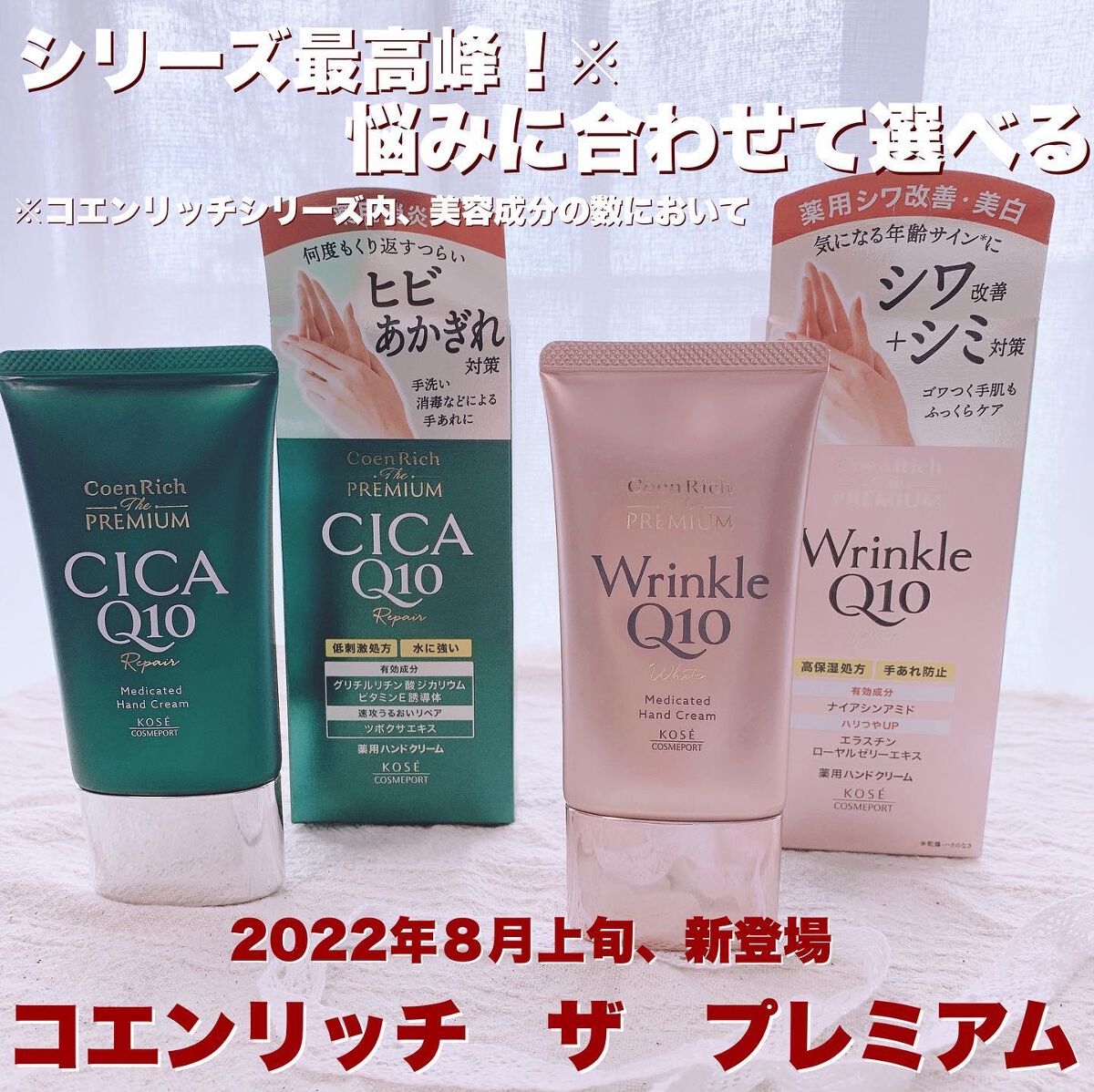 コエンリッチ ザ プレミアム 薬用ＣＩＣＡリペア ハンドクリーム/コエンリッチQ10/ハンドクリームを使ったクチコミ（1枚目）