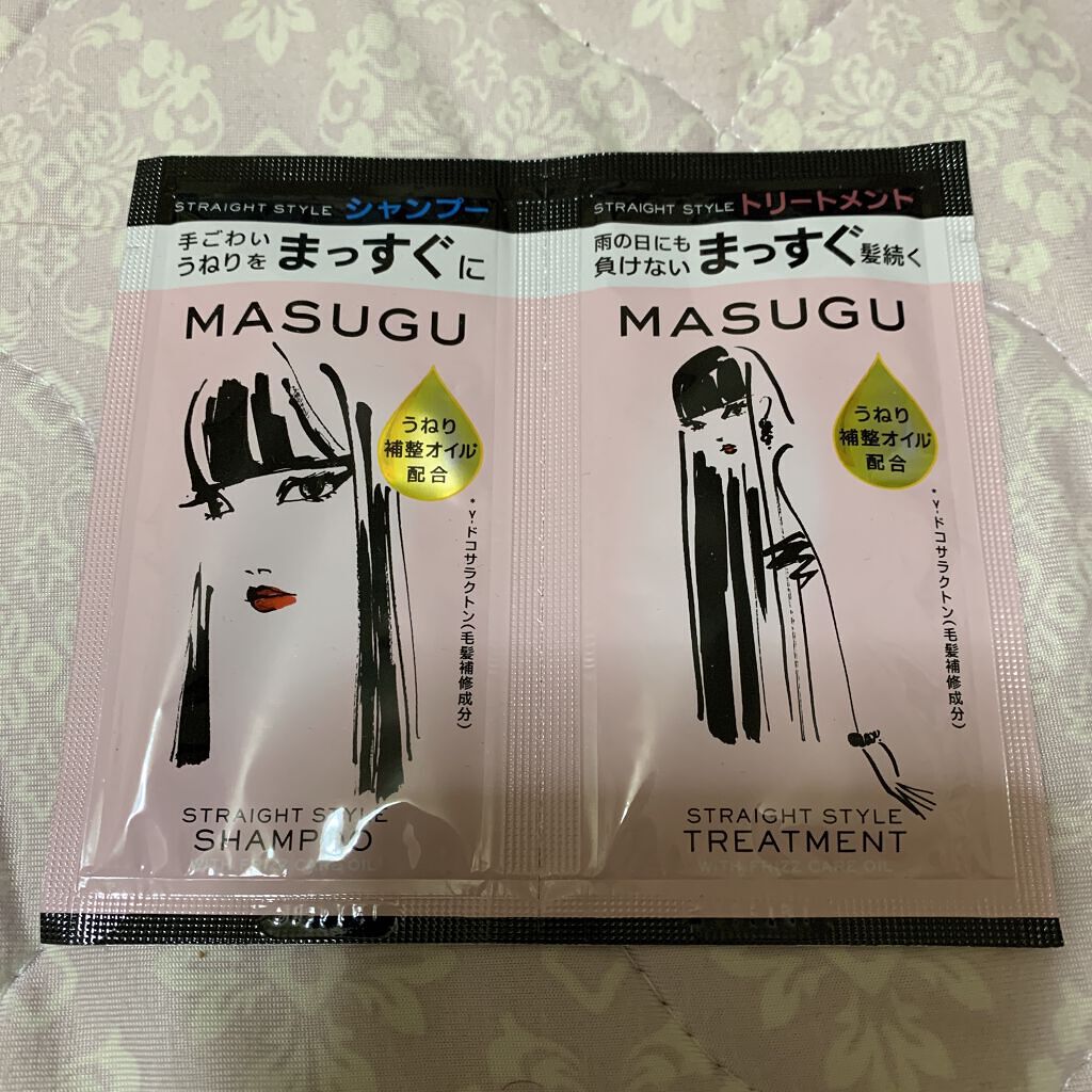 MASUGU シャンプー／トリートメント サシェ(シャンプー／トリートメント)10g/STYLEE/市販シャンプーを使ったクチコミ（1枚目）