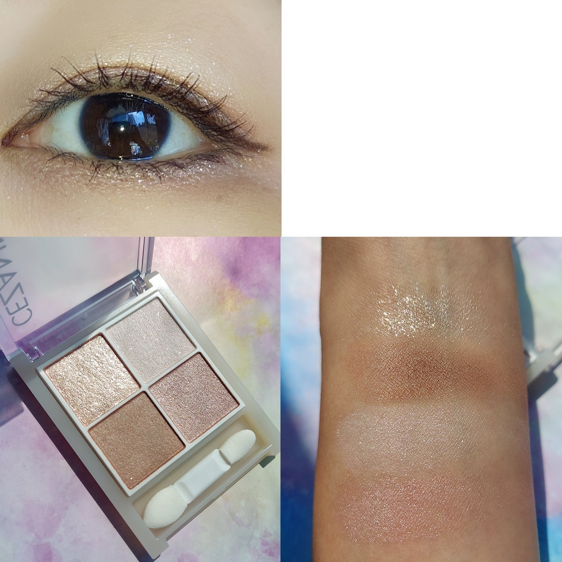 ペールトーンアイシャドウ/CEZANNE/アイシャドウを使ったクチコミ（2枚目）