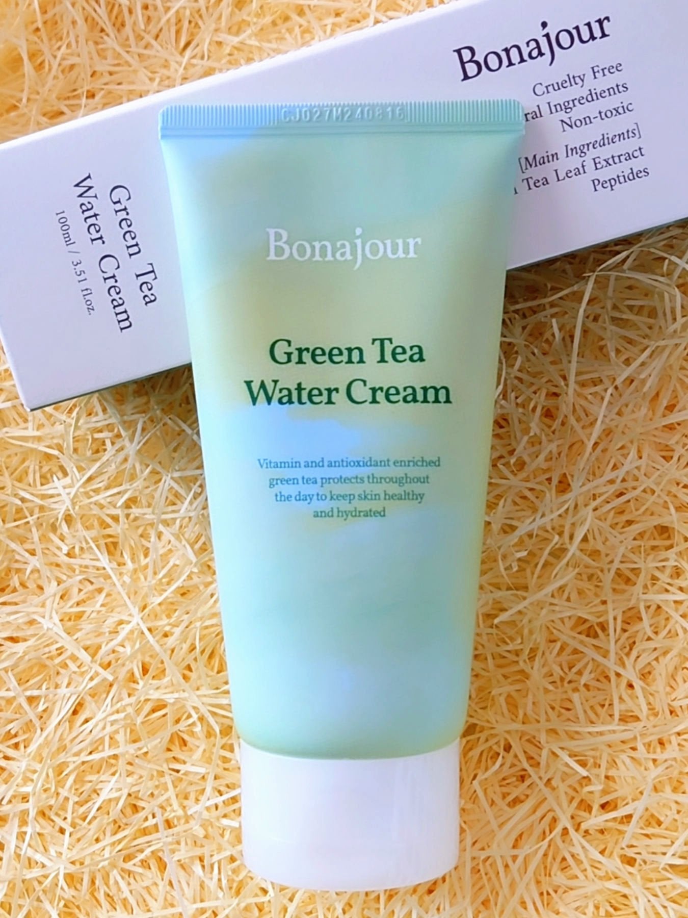 グリーンティーウォーターボム/Bonajour/フェイスクリームを使ったクチコミ(7枚目)